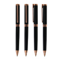 New product ideas 2020 custom logo rose gold metal pen promotional personalized black ballpoint pen